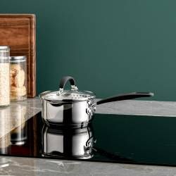 Main image for image of Gourmet Stainless Steel Saucepan & Lid 14cm / 1.0L