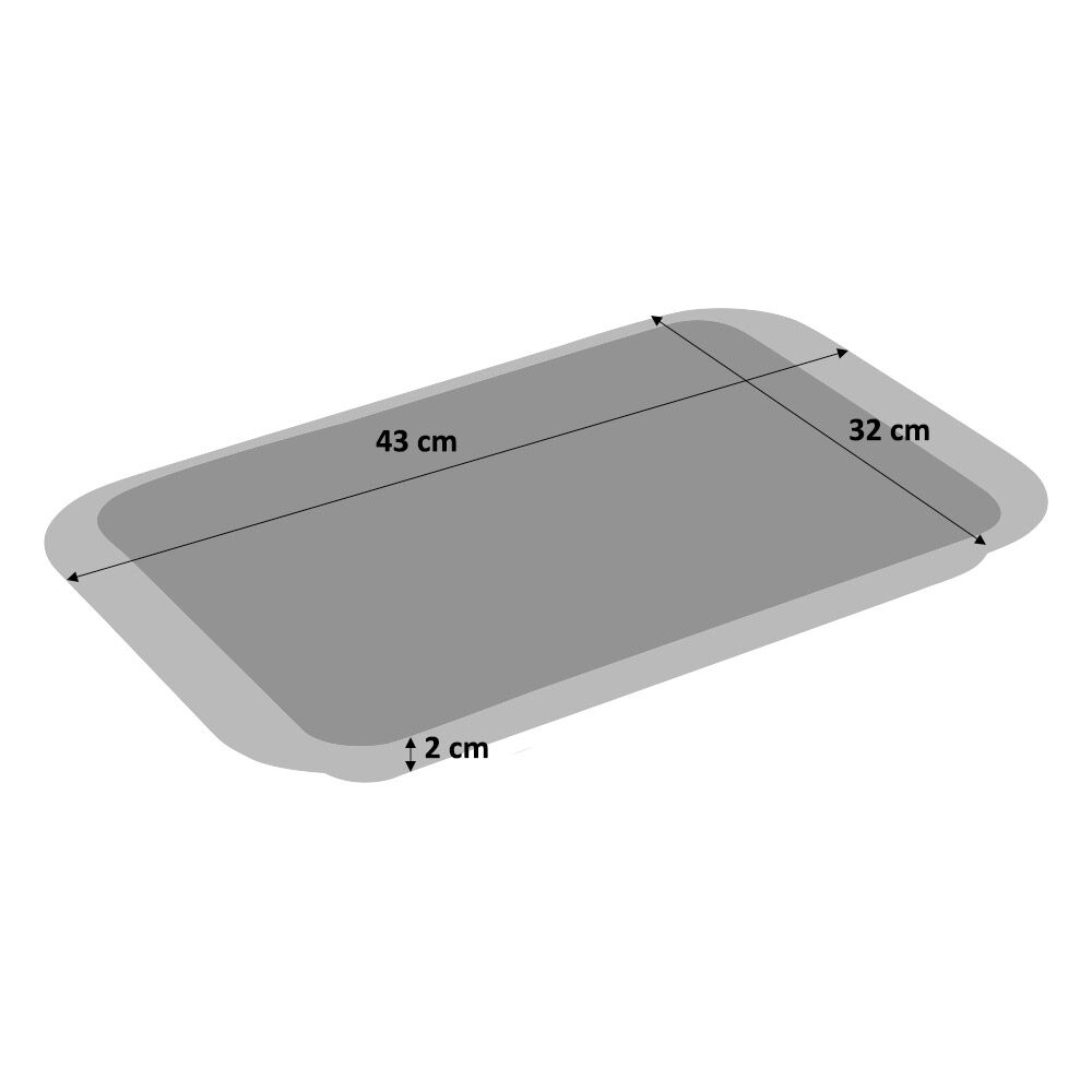 Stainless Steel Baking Tray 32 x 43cm Baking Trays and Sheets from