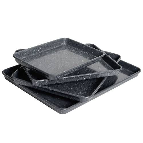 Non-Stick Granite Baking Tray Set