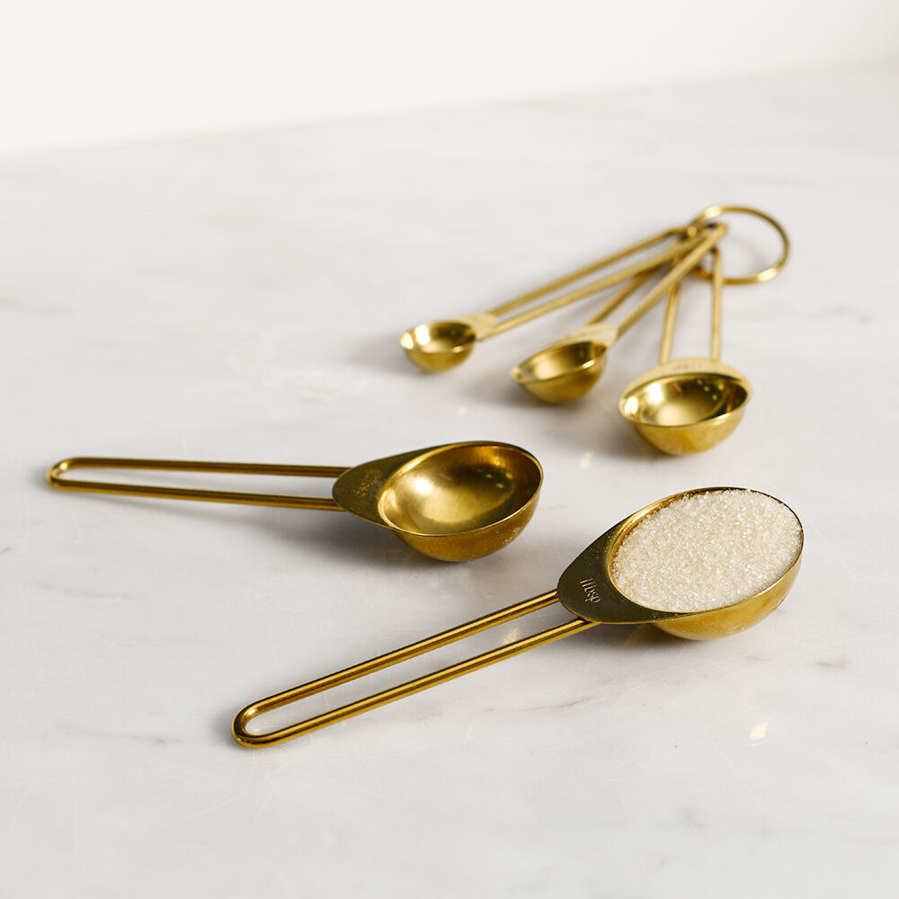 ProCook Gold Measuring Spoons 4 Piece