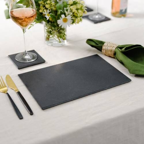 ProCook Slate Placemat and Coaster Set