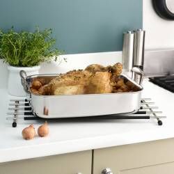 Secondary image for image of Elite Tri-Ply Roasting Tin 35.5cm x 26cm