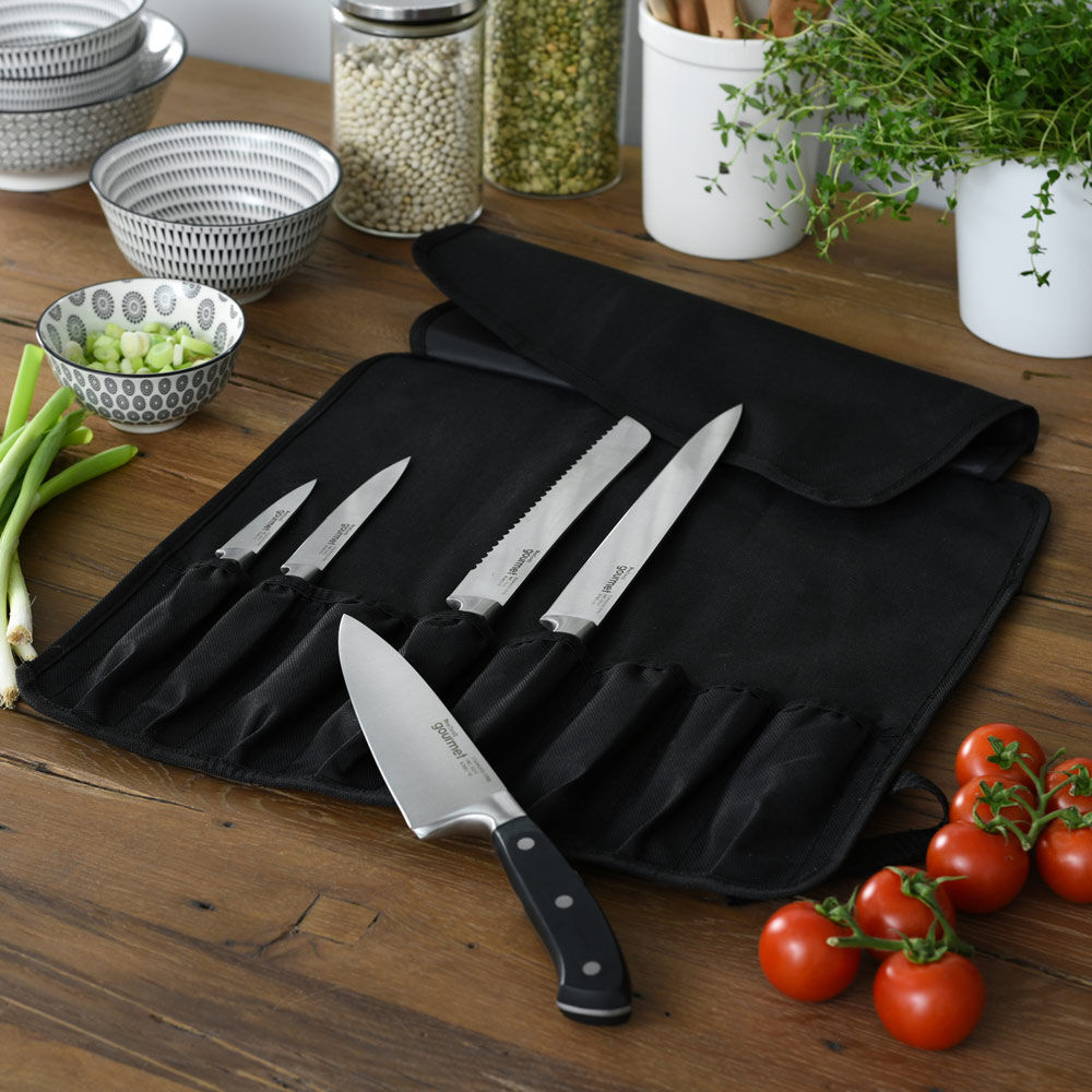 Gourmet X30 Knife Set 5 Piece and Knife Case