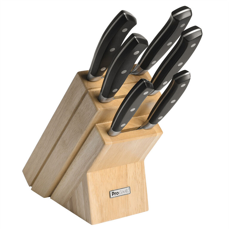 Modena 6-Piece Steak Knife Set - Wooden Handle