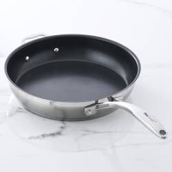 Professional Stainless Steel Frying Pan - 30cm