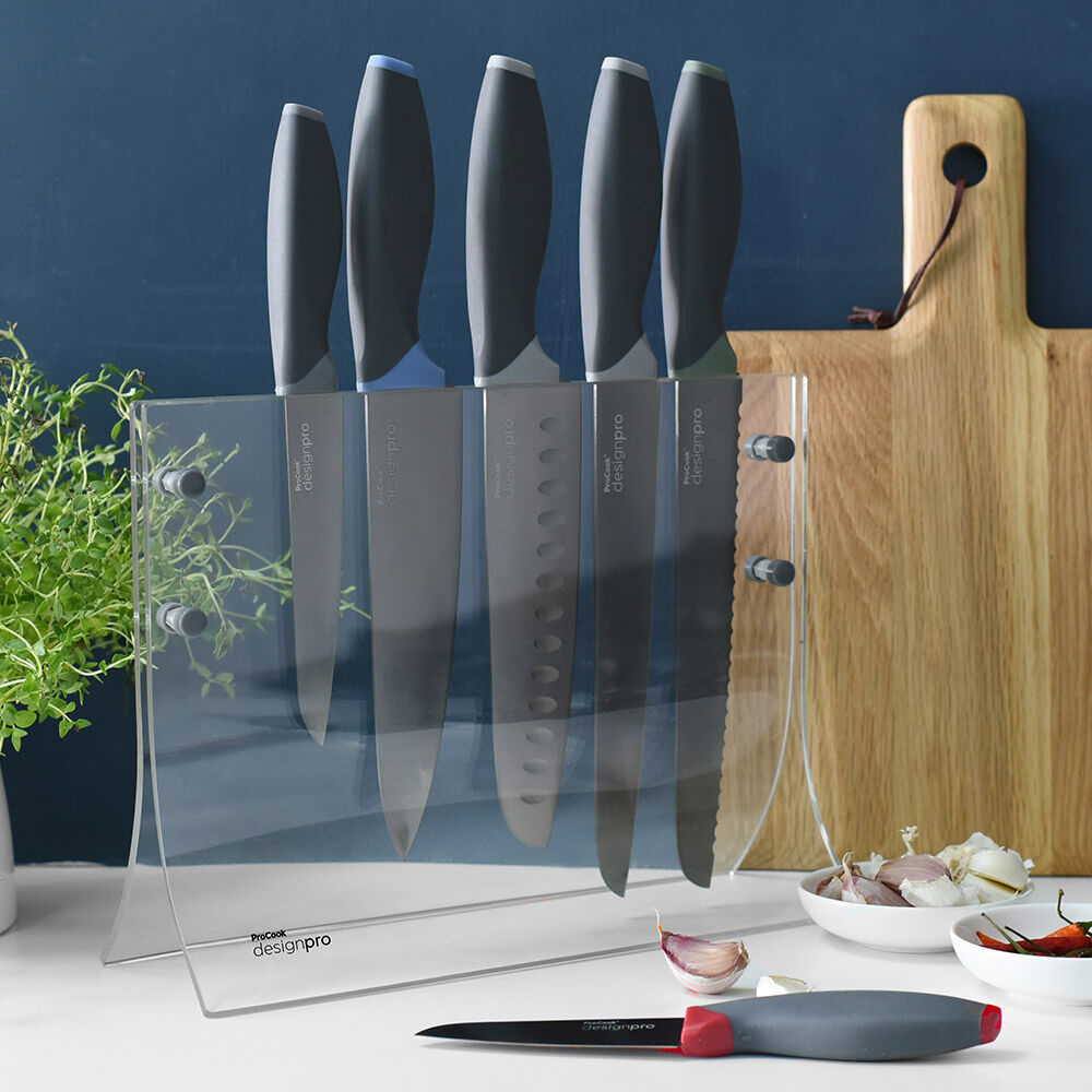 Designpro Acrylic Knife Block Flared | DesignPro Knife Blocks from ProCook