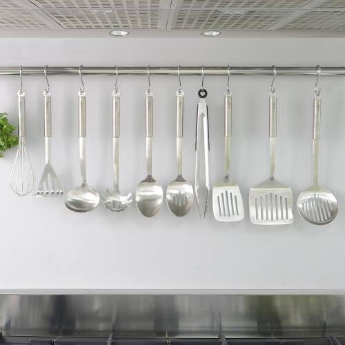 stainless steel kitchen utensil set