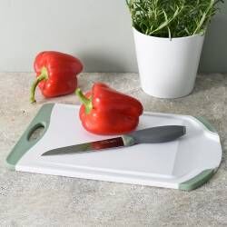 Secondary image for image of Non-Slip Chopping Board 33x20cm Sage