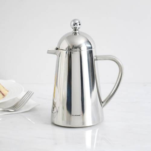 ProCook Double Walled Stainless Steel Cafetiere