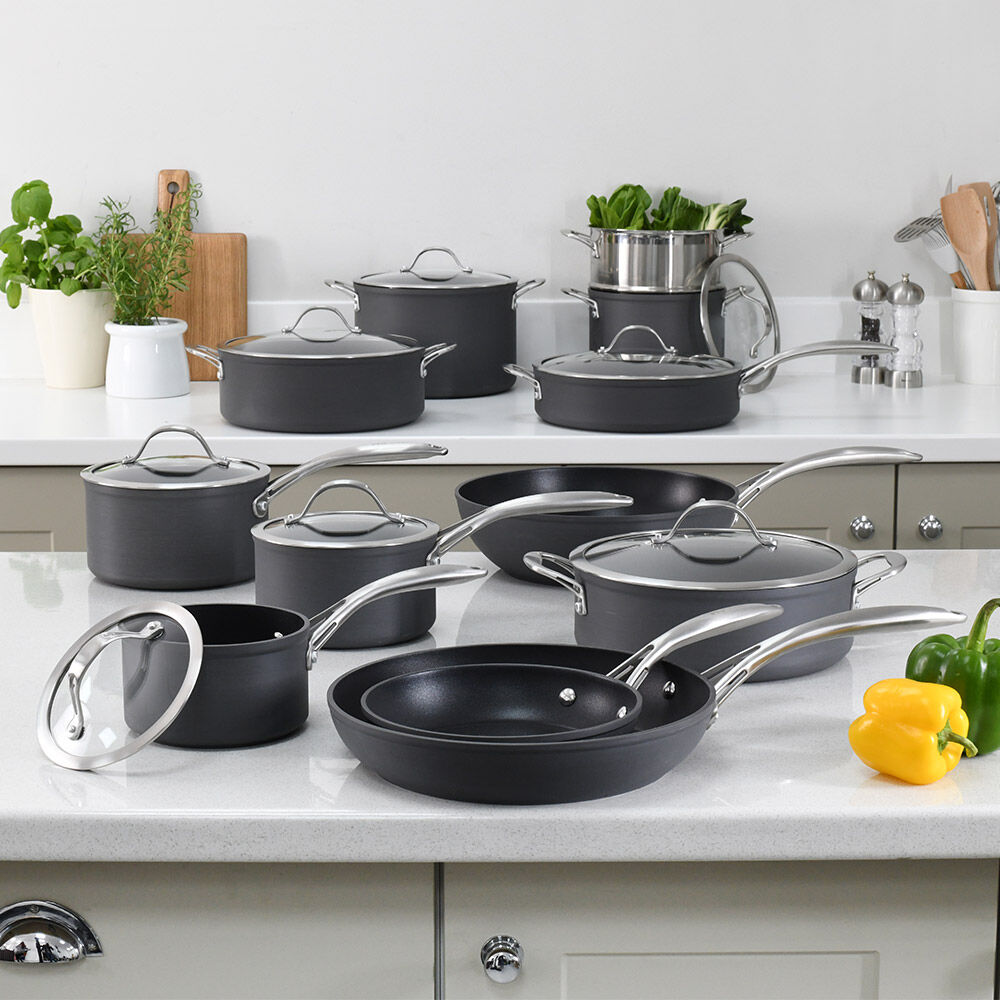 Professional Anodised Cookware Set 12 Piece