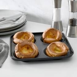 Secondary image for image of Non-Stick Yorkshire Pudding Tray 4 Cup