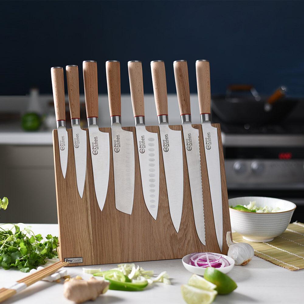 Nihon X50 Knife Set 8 Piece and Magnetic Block