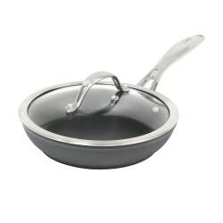 Professional Anodised Frying Pan with Lid - 20cm