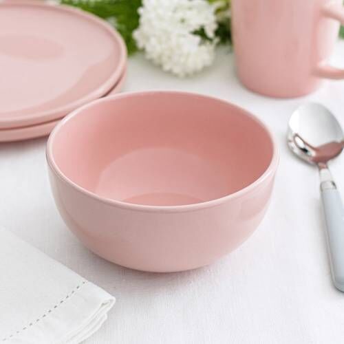 Stockholm Pink Stoneware Cereal Bowl