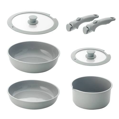 Designpro Stackable Cookware Set with 2 Handles