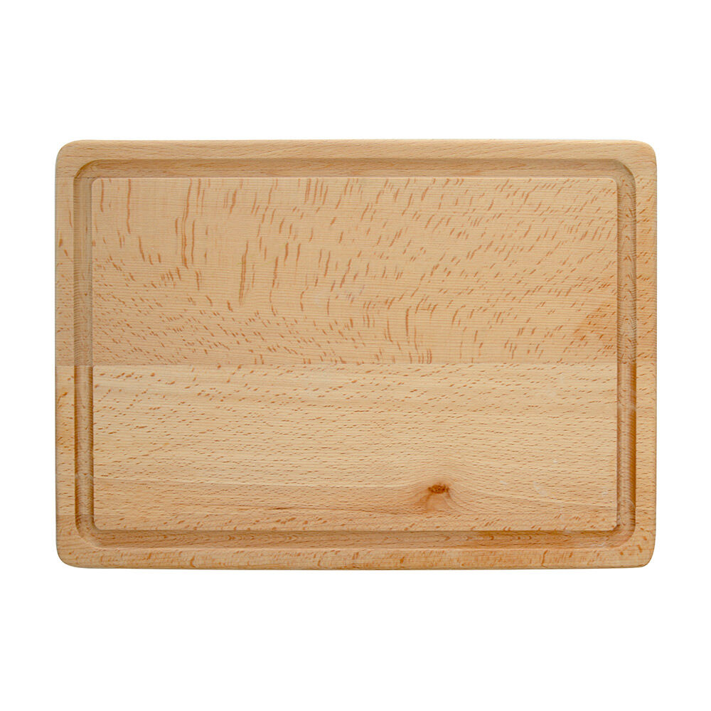 Secondary image for ProCook Wooden Chopping Board with Groove