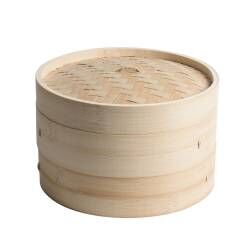 ProCook Bamboo Steamer - 26cm / 10in