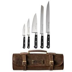 Main image for image of Professional X50 Chef Knife Set 5 Piece and Premium Leather Knife Case