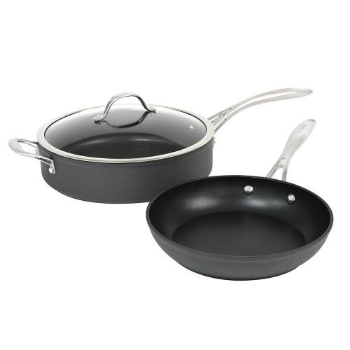 Professional Anodised Saute and Frying Pan Set