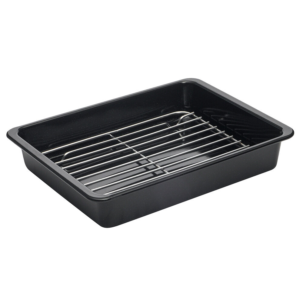 Enamel Bakeware Roasting Tin Set 2 Piece | Roasting Tins, Trays & Racks ...