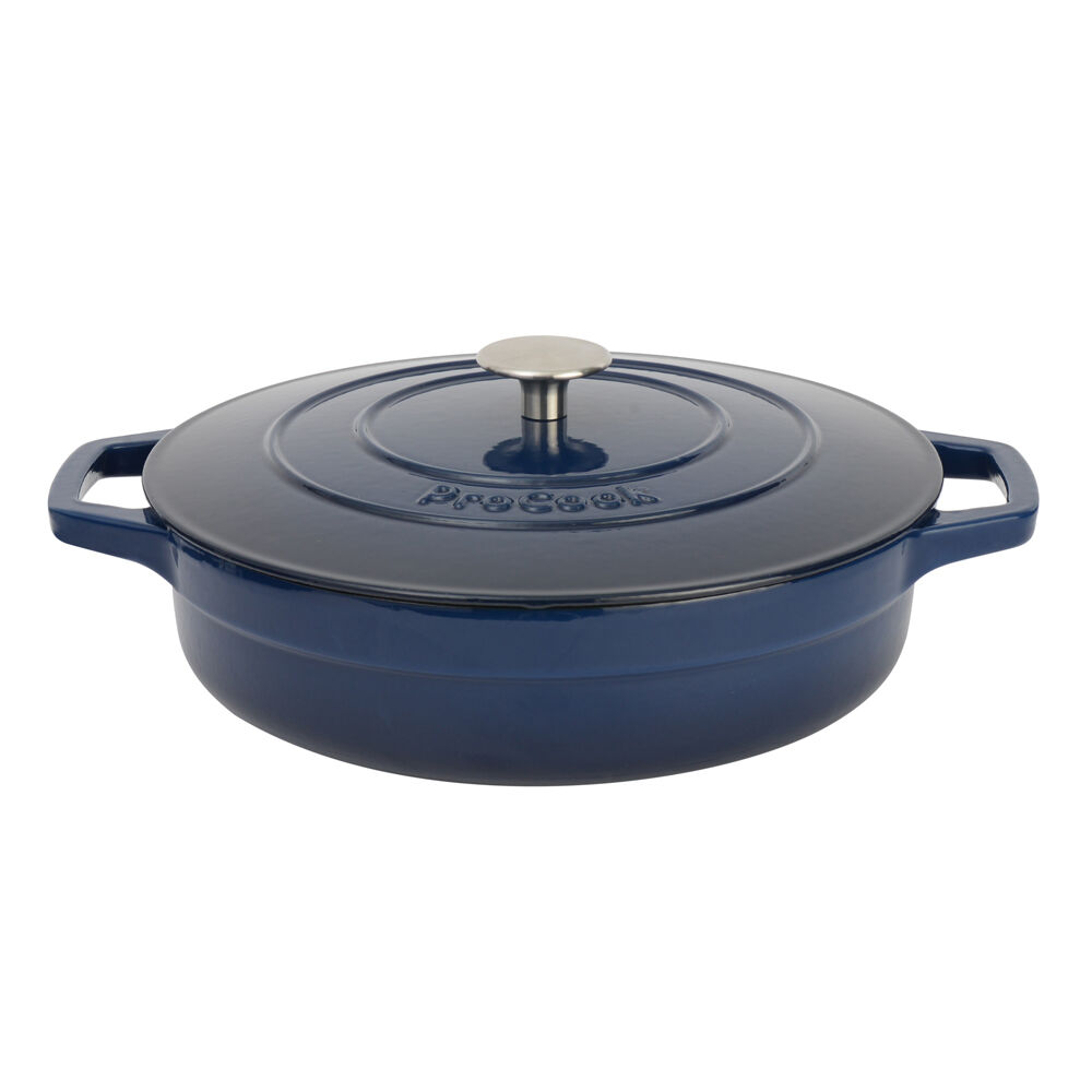 ProCook Cast Iron Casserole Dish 28cm / ProCook