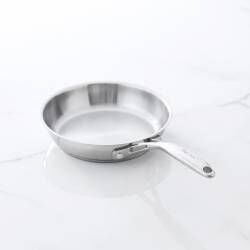 Professional Stainless Steel Frying Pan - Uncoated 20cm