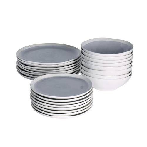 Sonoma Grey Stoneware Dinner Set