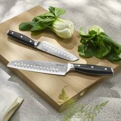 Secondary image for image of Elite AUS10 Knife Set 2 Piece Santoku