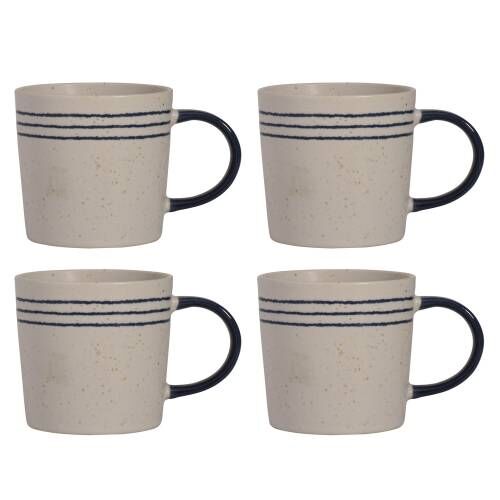 ProCook Stoneware Mug Set of 4 Black ProCook