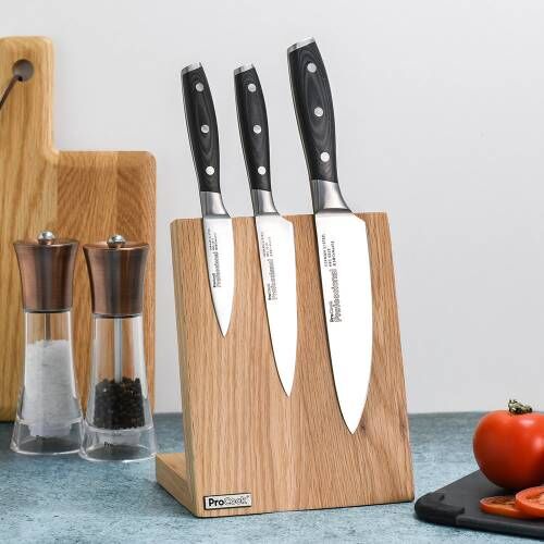 Professional X50 Knife Set 3 Piece and Magnetic Block