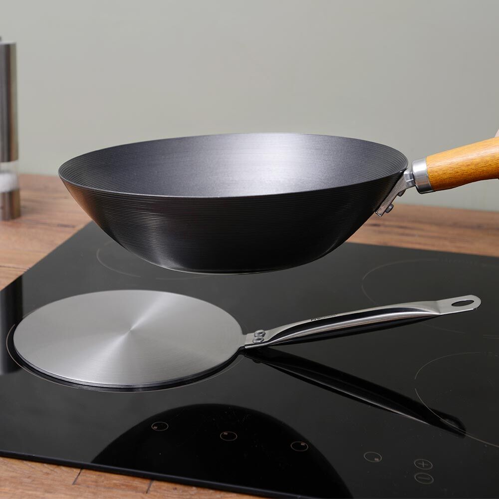 induction stove with pan