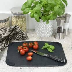 Secondary image for image of Wood Fibre Chopping Board 29x23cm Black
