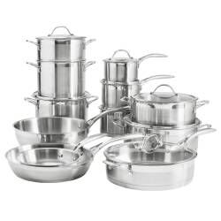 Main image for image of Professional Stainless Steel Cookware Set Uncoated 12 Piece