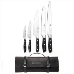 Professional X50 Knife Set - 5 Piece and Leather Knife Case