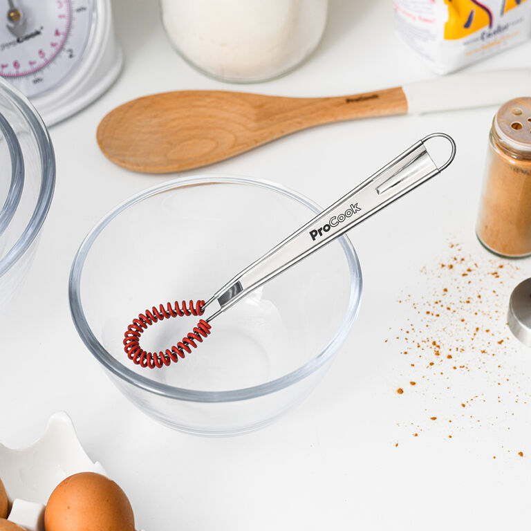 Norpro Red Silicone Whisk - 11.5 Inch Heat Resistant Kitchen Whisk