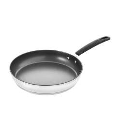 Secondary image for image of Gourmet Stainless Steel Ceramic Coated Frying Pan 28cm