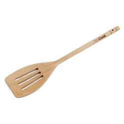 ProCook Wooden Slotted Spatula - 30cm
