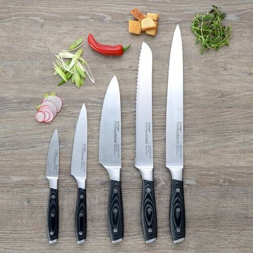 ProCook Professional X50 Knife Set On Kitchen Worktop
