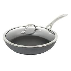 Professional Anodised Frying Pan with Lid - 28cm