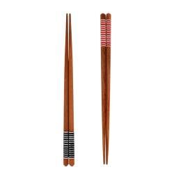 5 Pairs Wooden 23cm Chopsticks Household Pointed Chopsticks Gift Box Y2 