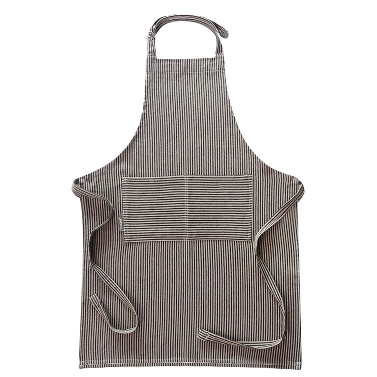 Black and white sale apron