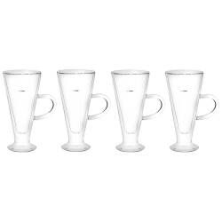 ProCook Double Walled Latte Glass Set of 4 - 230ml