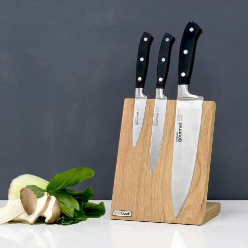 Gourmet X30 Knife Set 3 Piece and Block Gourmet