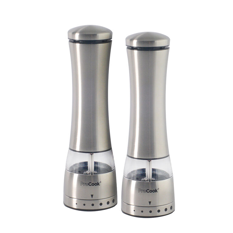 Cooks Professional Electric Salt & Pepper Mill Set