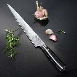 Secondary image for image of Damascus 67 Carving Knife 25cm / 10in