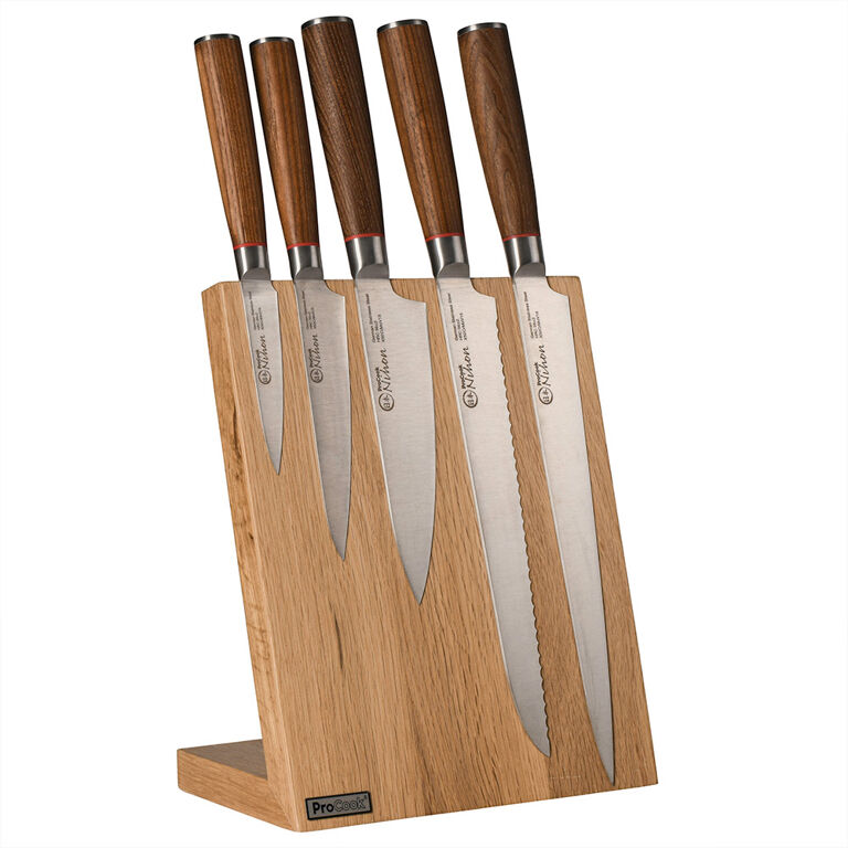 Zassenhaus Magnetic Knife Block, Ash Wood, 11 x 3.5