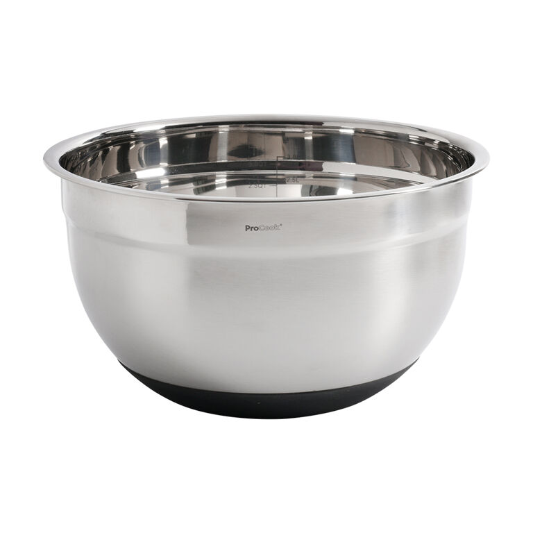 Anti-Slip Mixing Bowl - 22cm - Stainless Steel / Silicone - Avanti