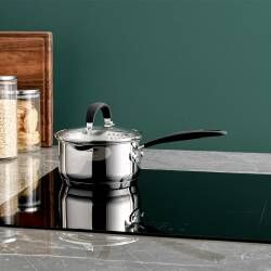 Secondary image for image of Gourmet Stainless Steel Saucepan & Lid 16cm / 1.7L