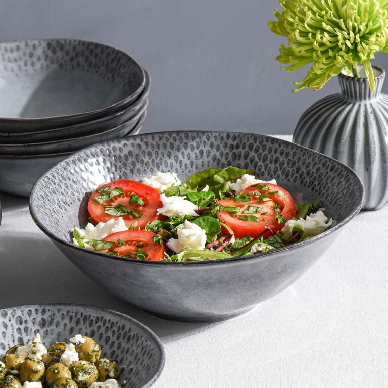 Malmo Charcoal Teardrop Bowl 15cm | ProCook