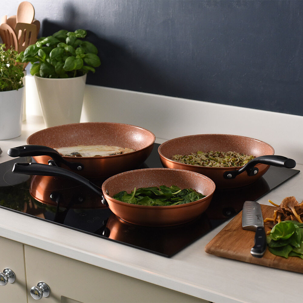 Featured image of post Copper Stone Frying Pan Healthy - Krystal walsh in her review of copper stone pans says my frying pan arrived and with excitement i decided to fry an egg on it, the tv advert made it look so.